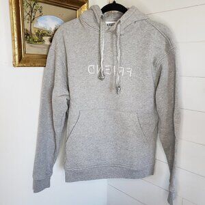 Krost Support Your Friends Gray French Terry Hoodie Medium